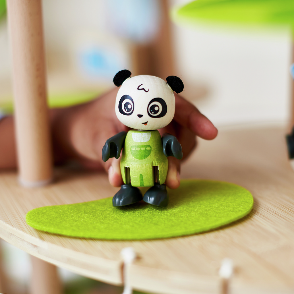 La maison en bambou des pandas
