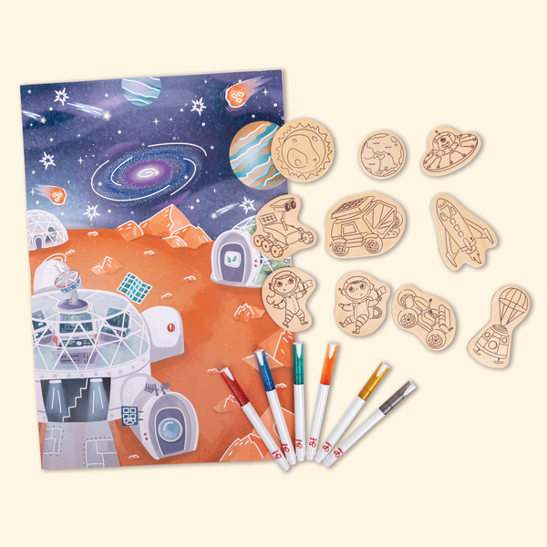 Aimants de l’espace à colorier Aimants de l’espace à colorier