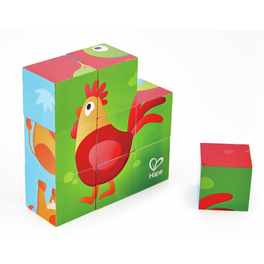 Puzzle cubes animaux de la ferme Puzzle cubes animaux de la ferme