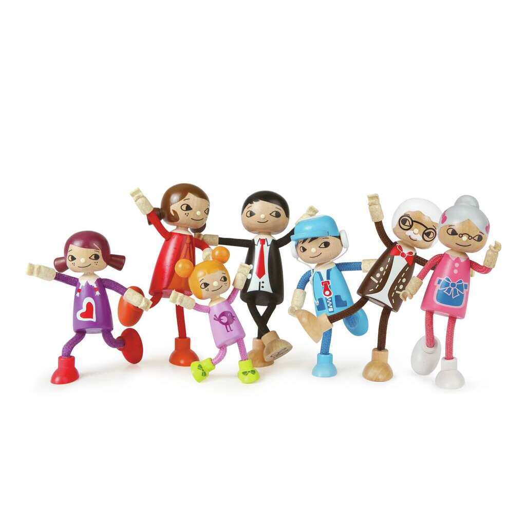 Poupée en bois fils Poupée en bois fils