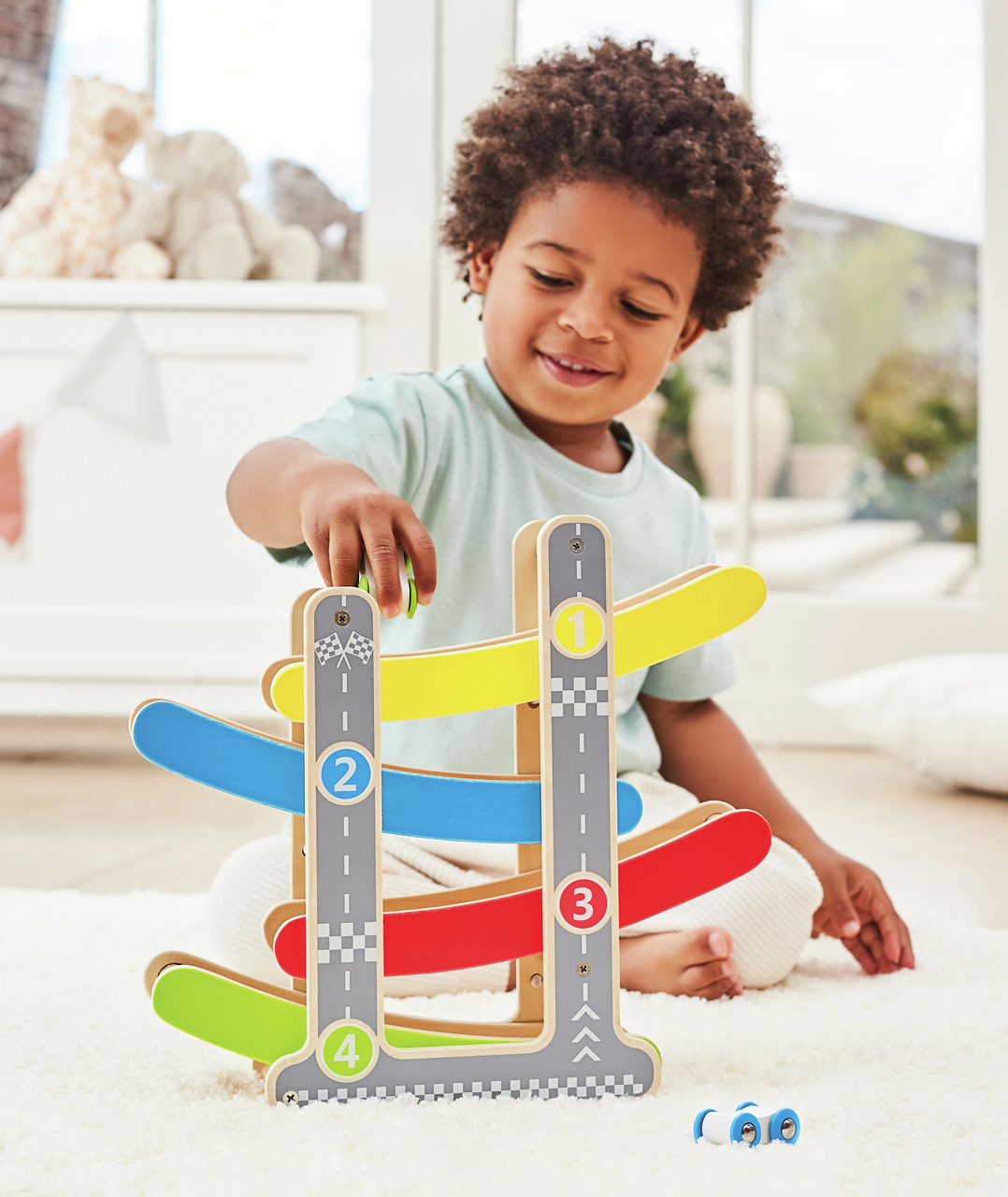 Piste de course éclair