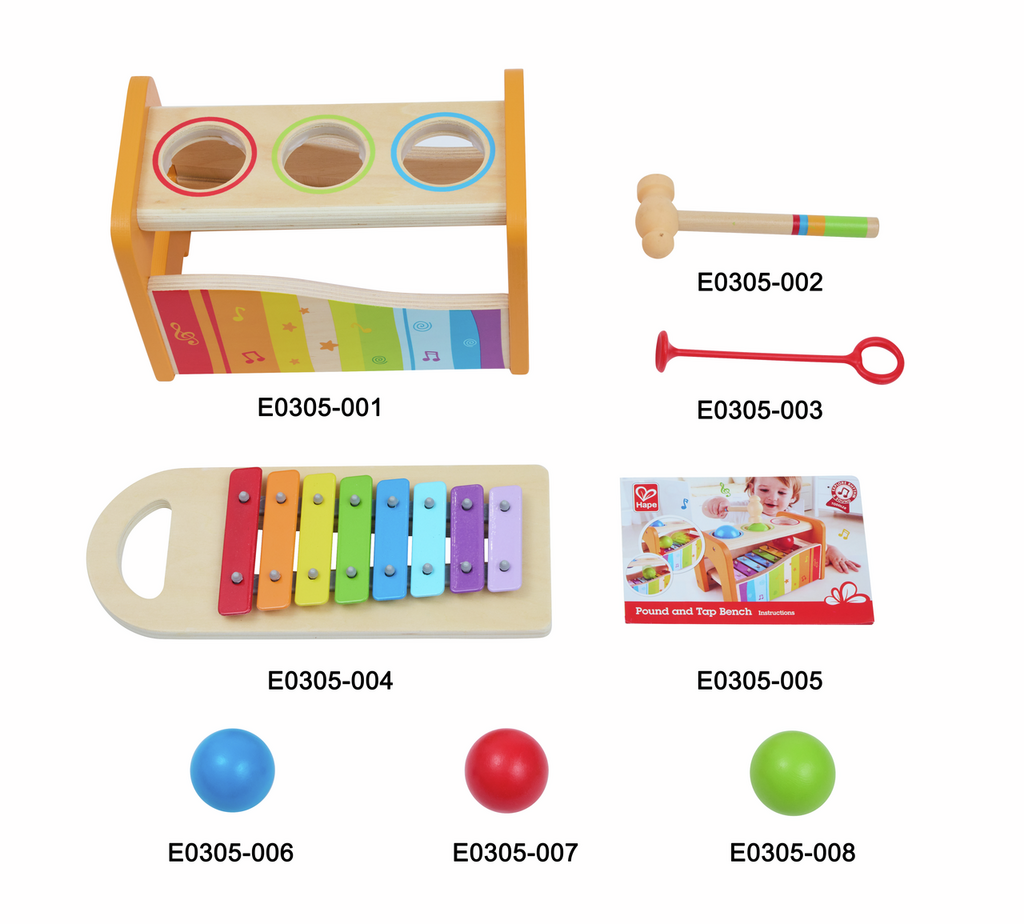 Banc à marteler avec xylophone Banc à marteler avec xylophone