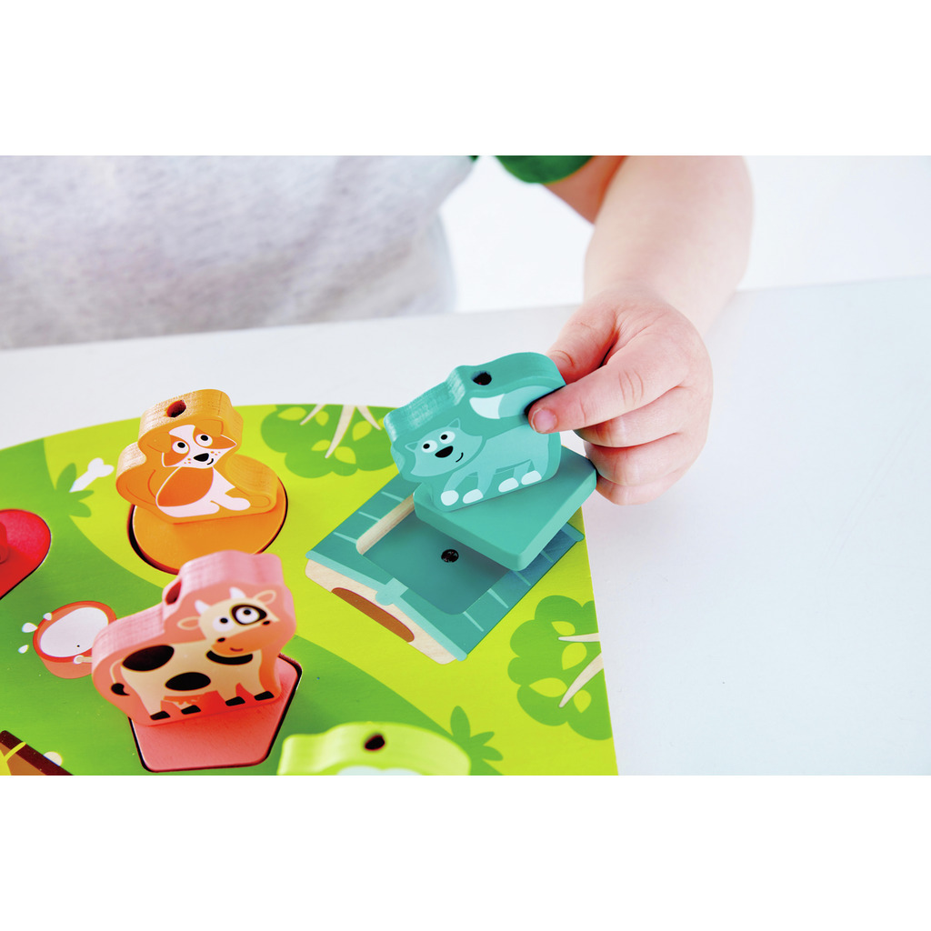 Puzzle avec animaux et bruits de la ferme Puzzle avec animaux et bruits de la ferme