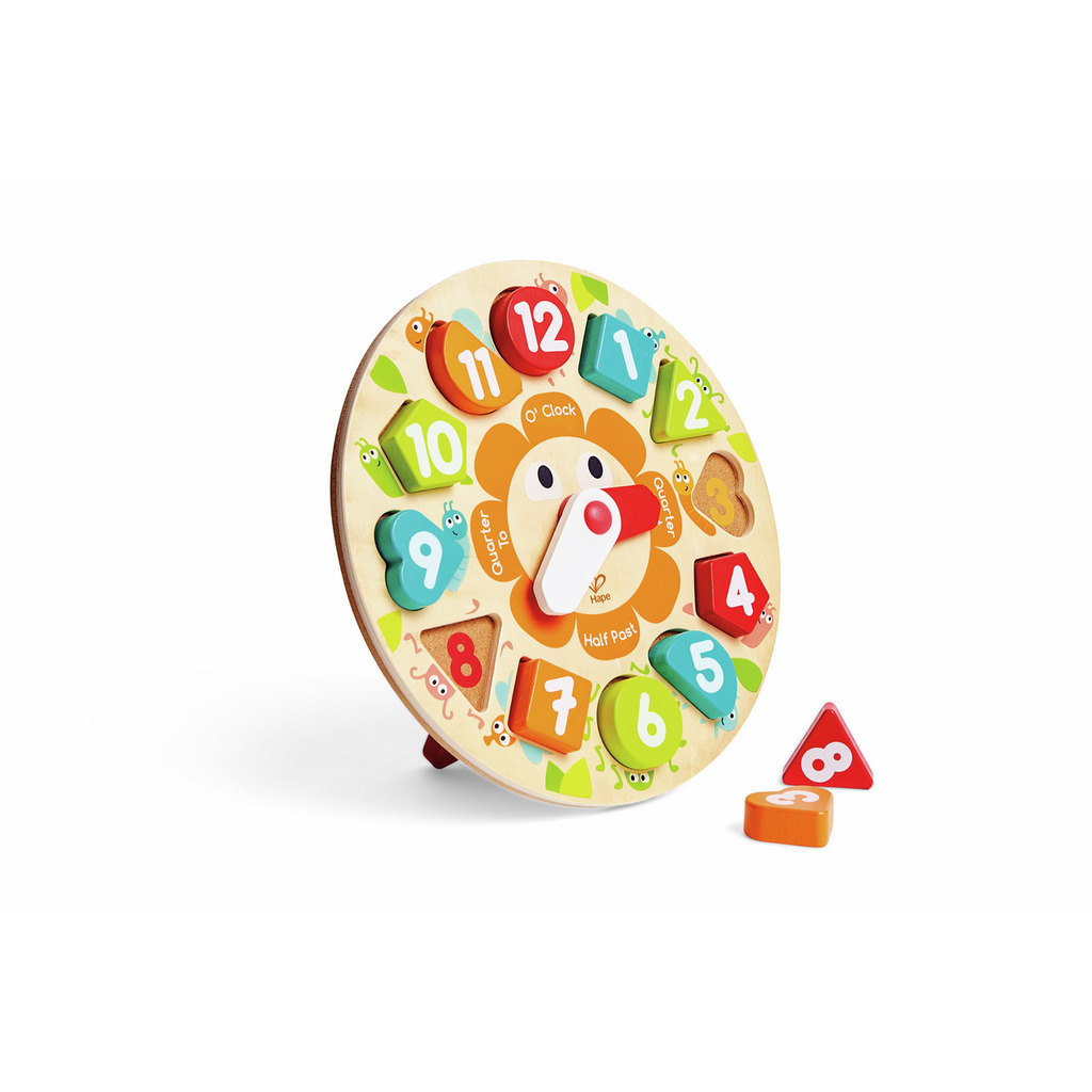 Puzzle à grosses pièces horloge