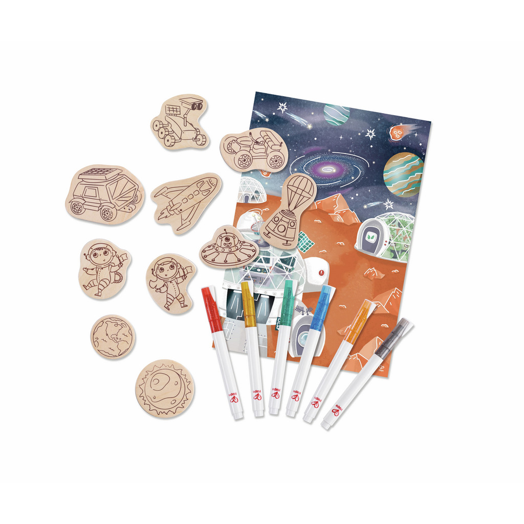 Aimants de l’espace à colorier Aimants de l’espace à colorier