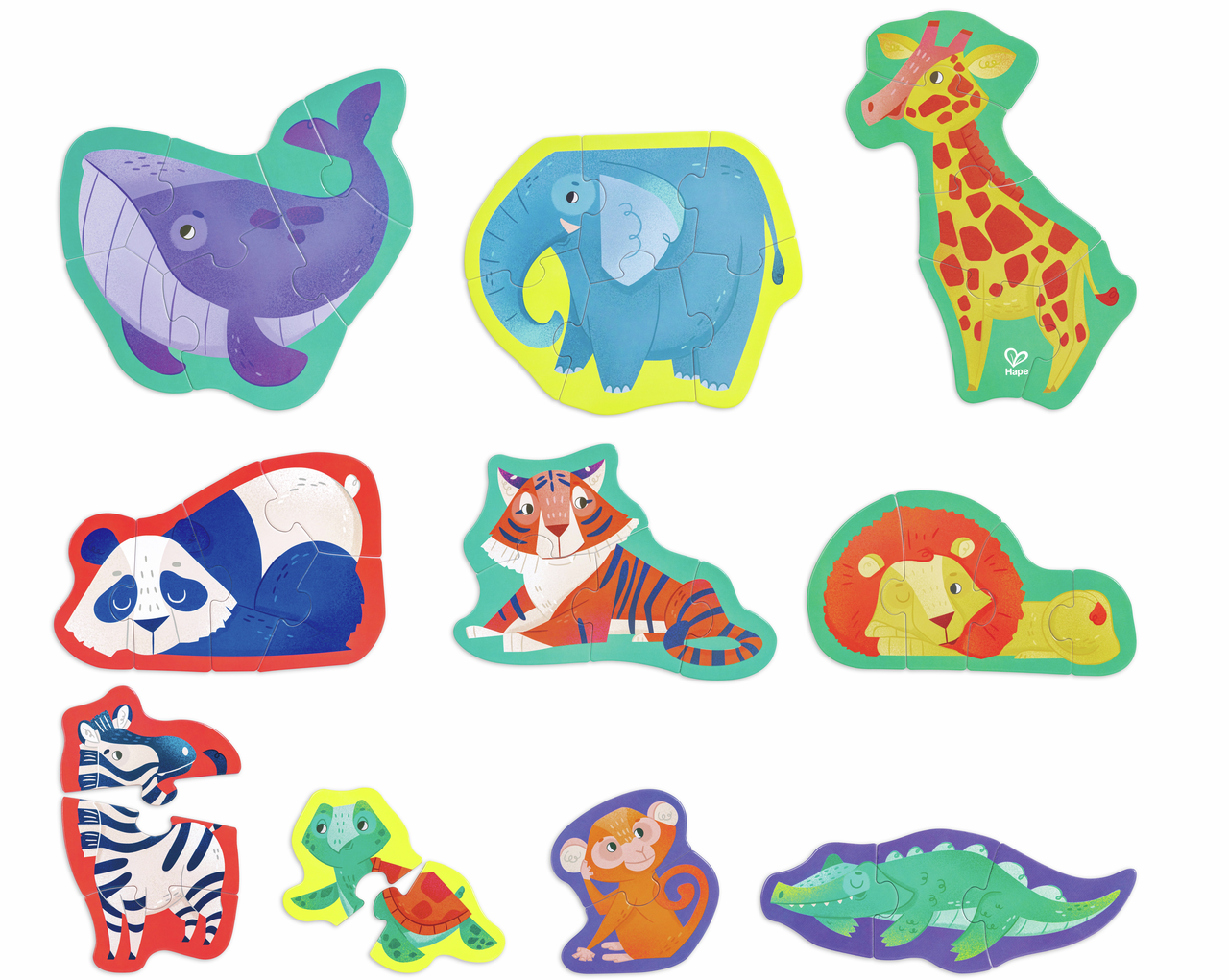 Puzzle - les animaux sauvages