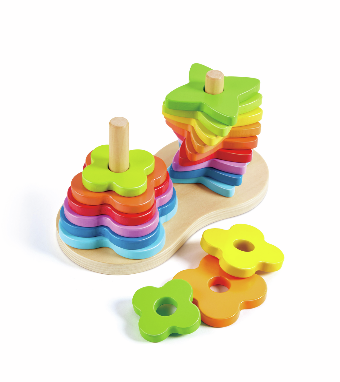 Puzzle arc-en-ciel à empiler Puzzle arc-en-ciel à empiler