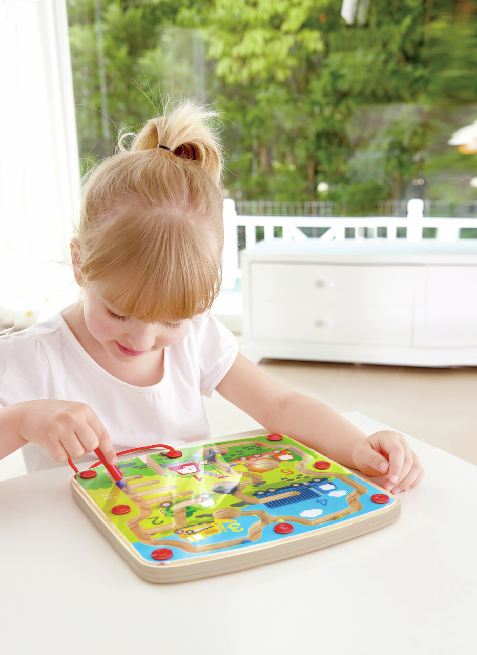 Labyrinthe magnétique véhicules de chantier Labyrinthe magnétique véhicules de chantier