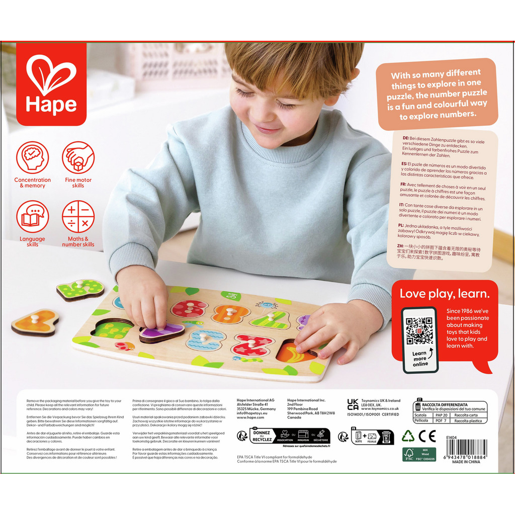 Puzzle à boutons chiffres Puzzle à boutons chiffres