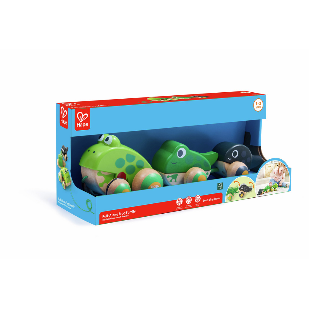 Famille de grenouilles à promener Famille de grenouilles à promener