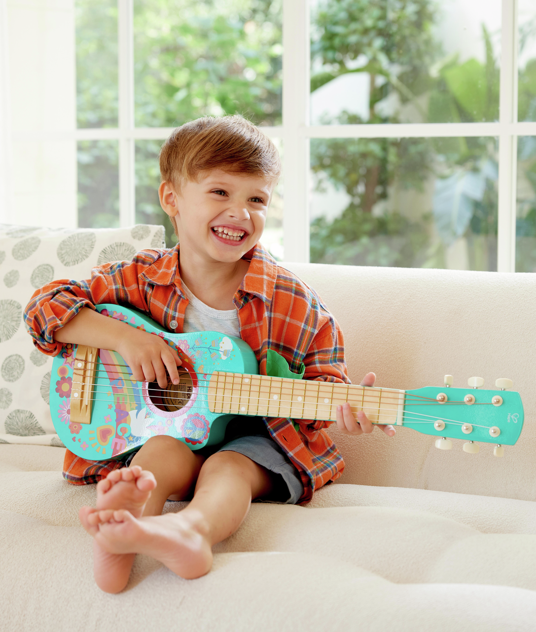 Guitare flower power Guitare flower power