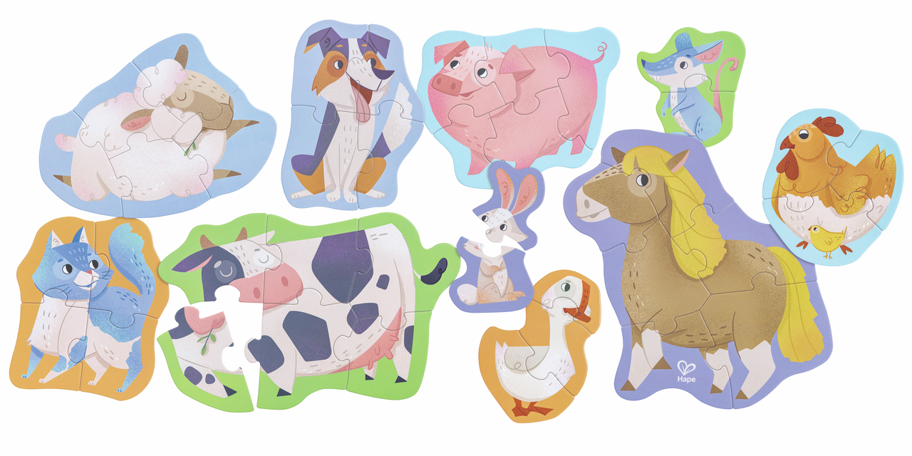 Puzzle - les animaux de la ferme Puzzle - les animaux de la ferme