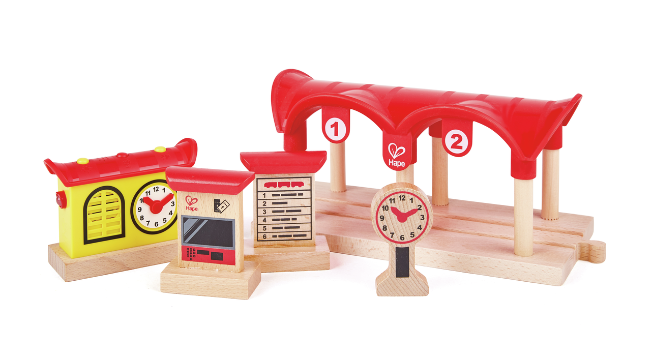 Quai de la gare avec enregistrement vocal