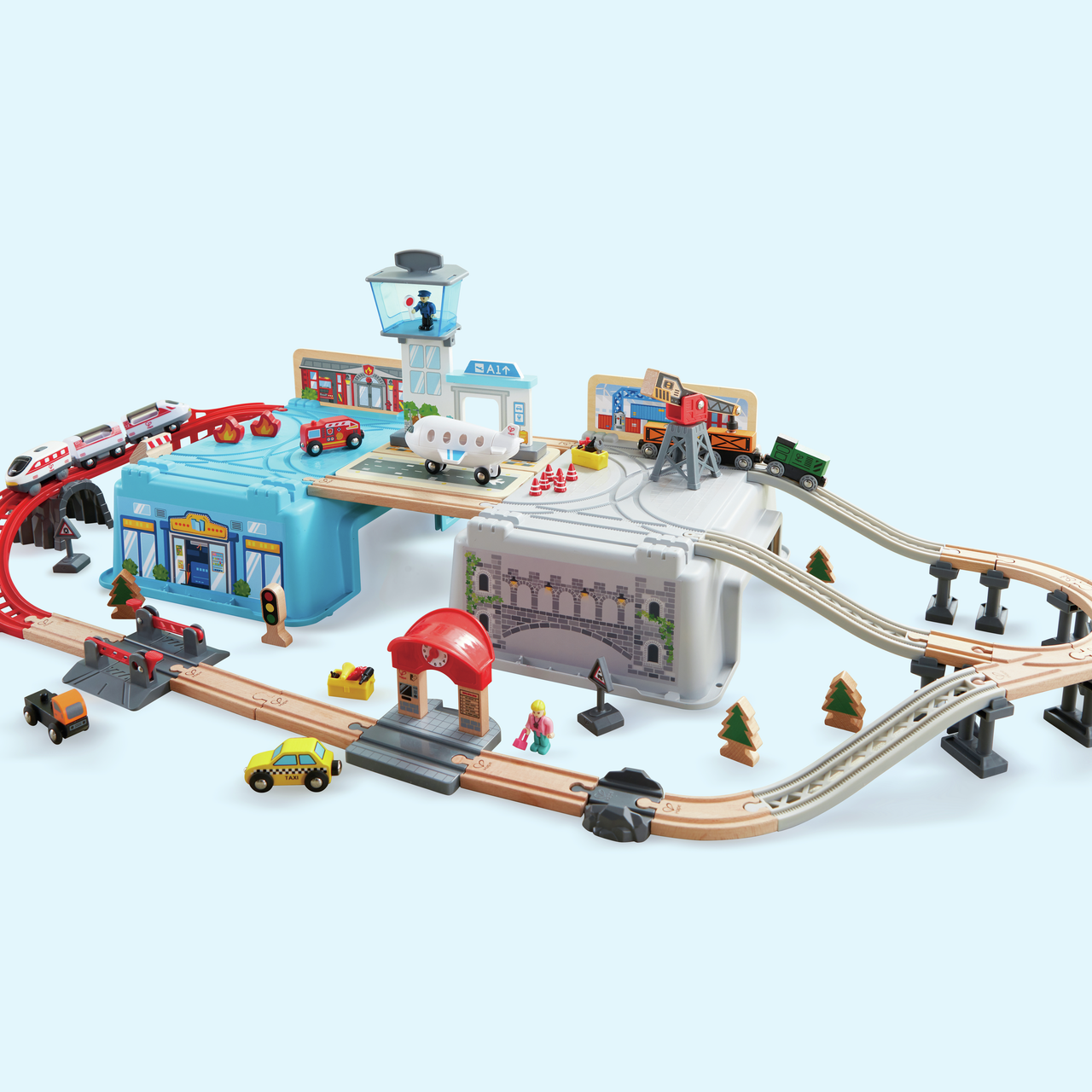 Coffret de train 2 en 1 grande métropole