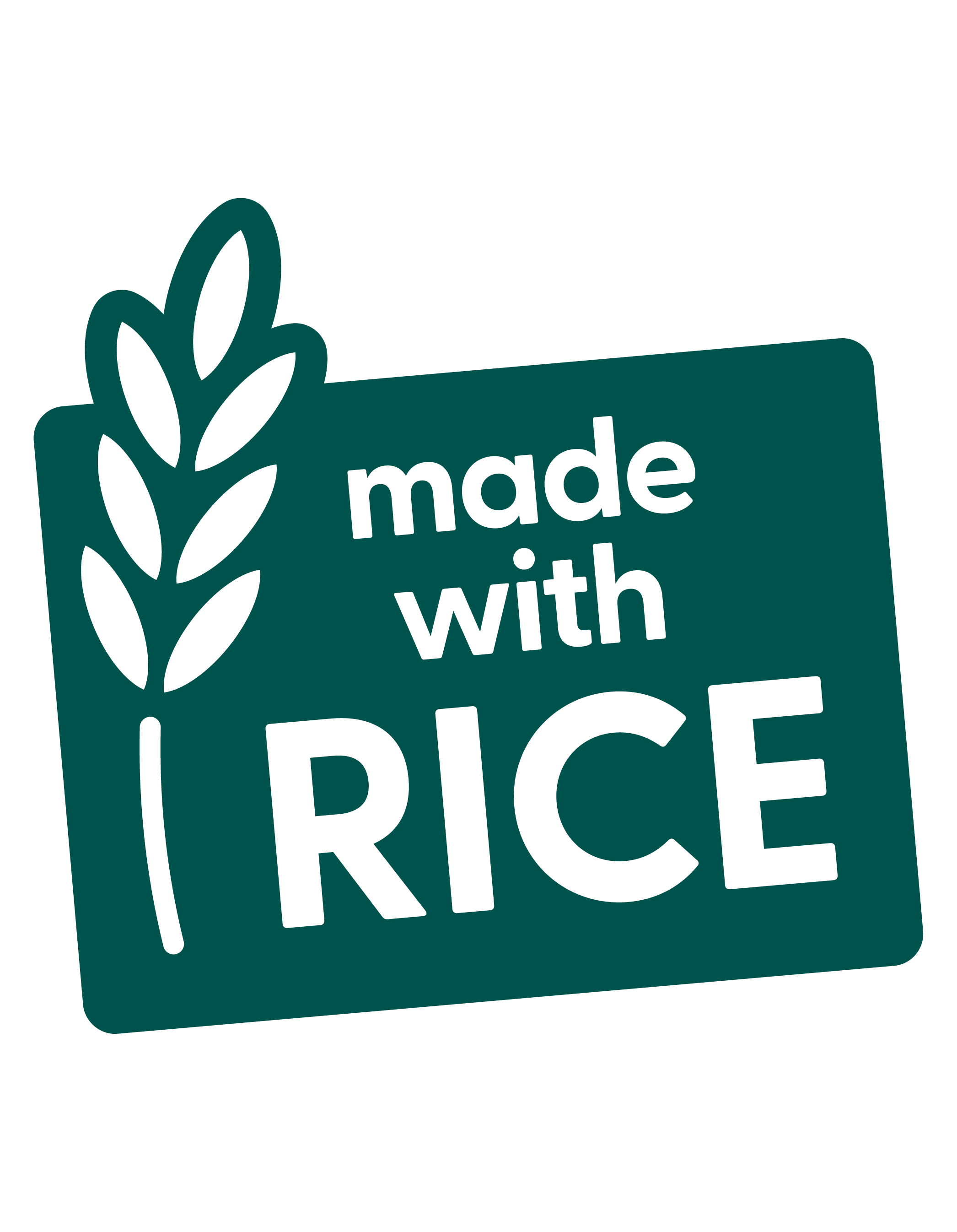 Conçu avec du riz
