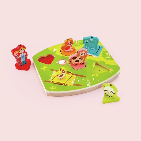 Puzzle avec animaux et bruits de la ferme Puzzle avec animaux et bruits de la ferme