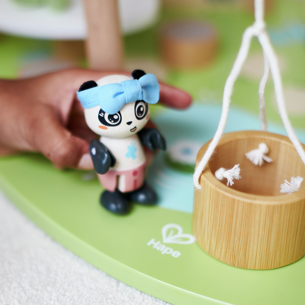 Maison en bambou des pandas