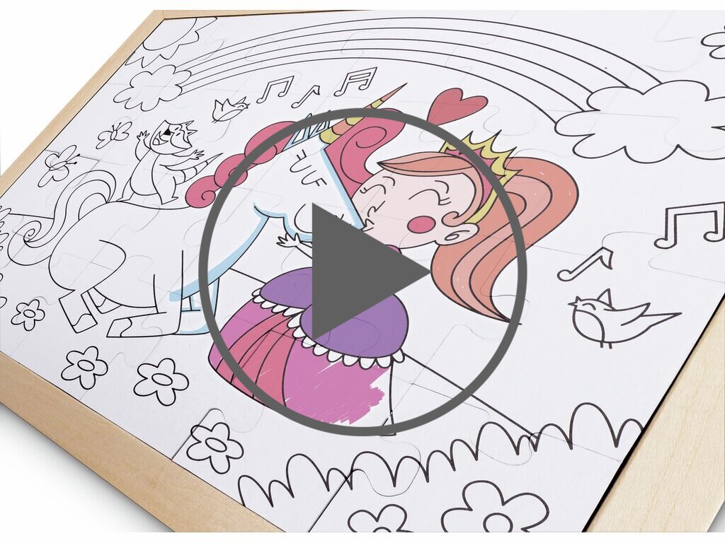 Puzzle licorne 2 en 1 Puzzle licorne 2 en 1