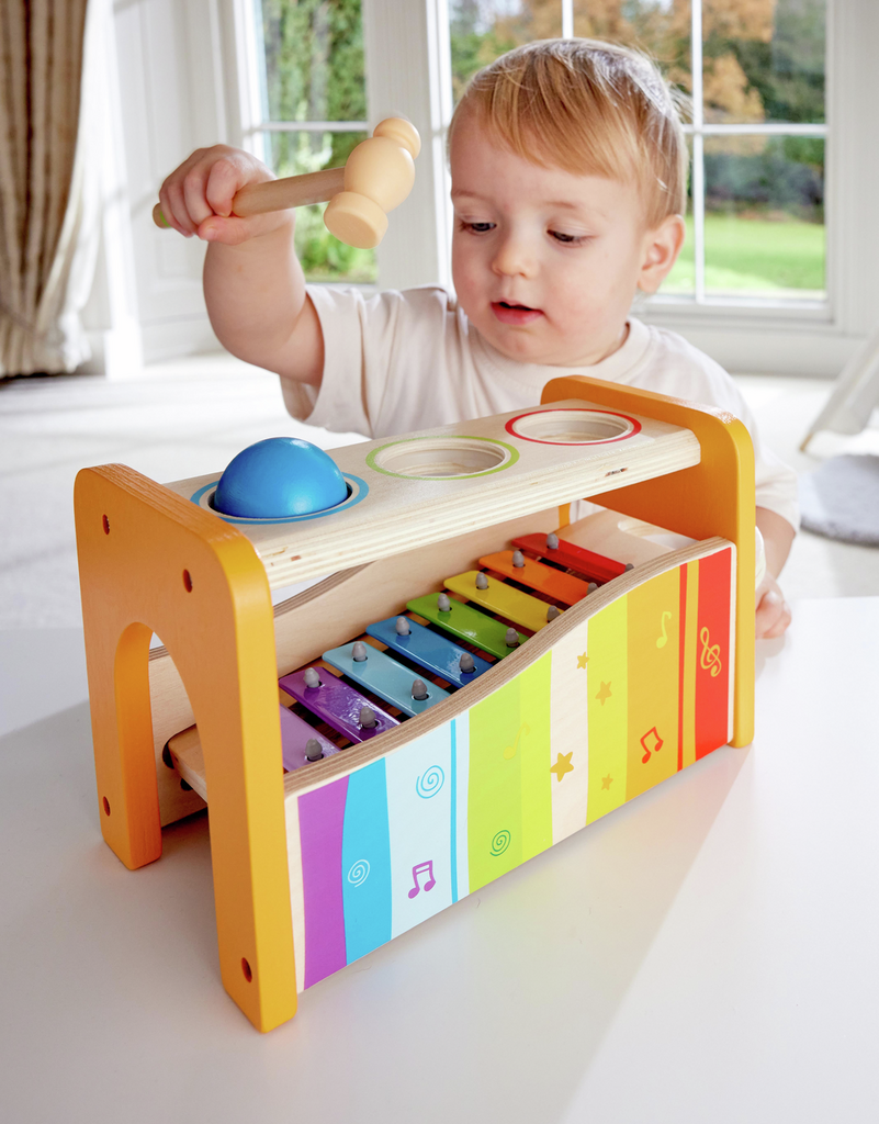 Banc à marteler avec xylophone