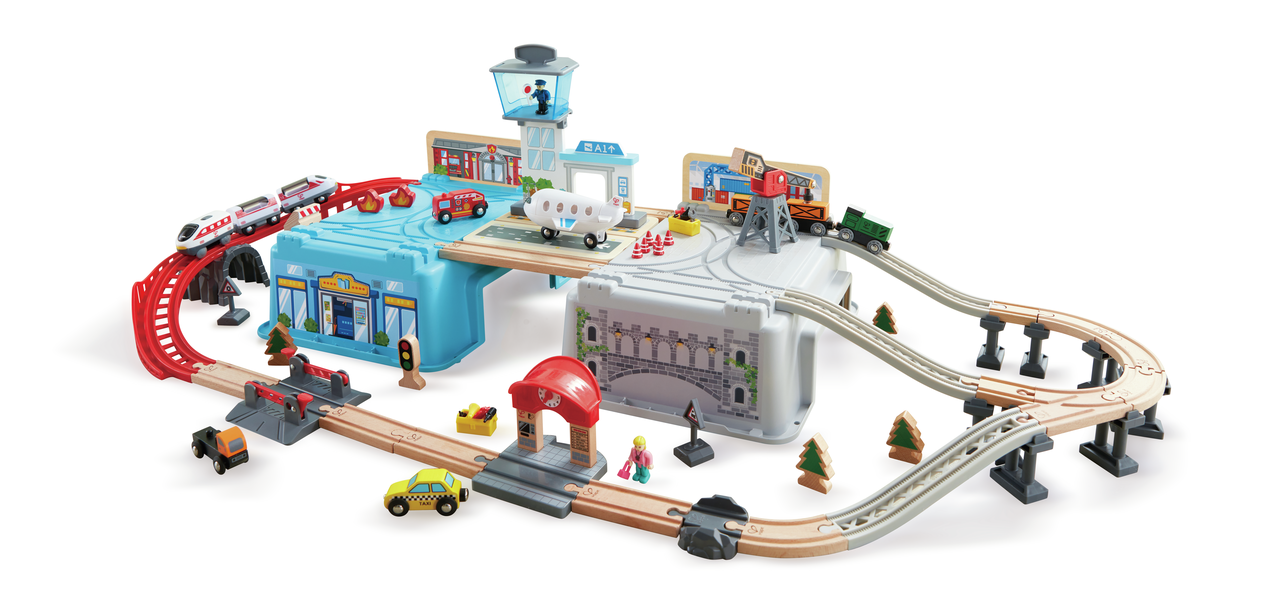 Coffret de train 2 en 1 grande métropole
