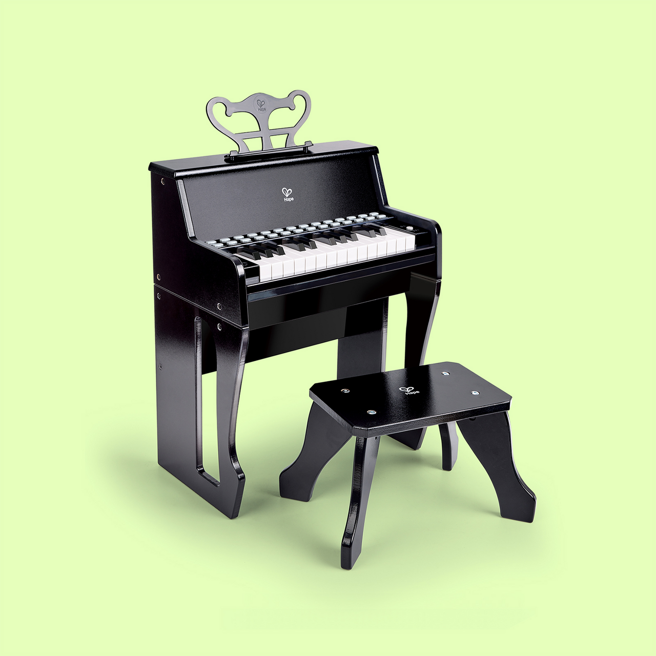 Piano droit avec apprentissage interactif noir Piano droit avec apprentissage interactif noir