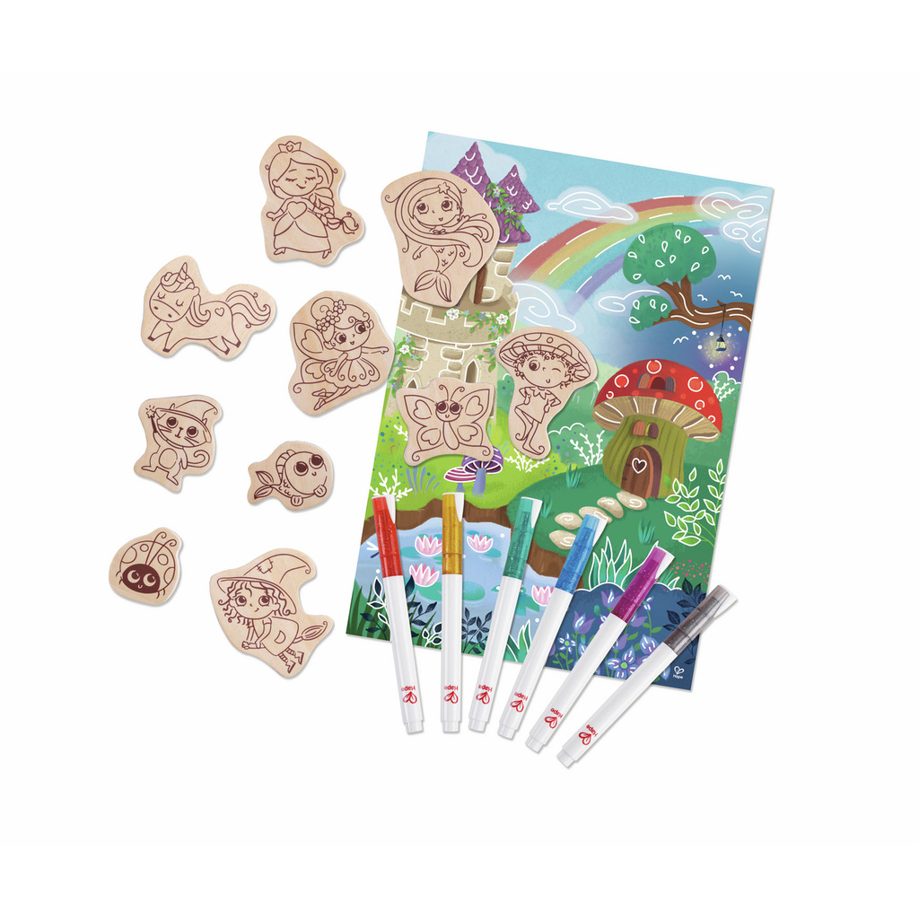 Aimants féeriques à colorier Aimants féeriques à colorier