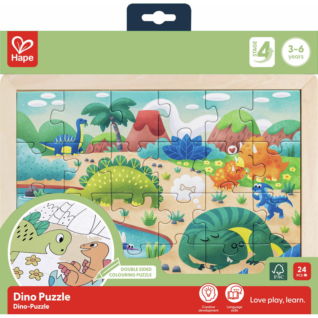Puzzle dinosaures 2 en 1 Puzzle dinosaures 2 en 1