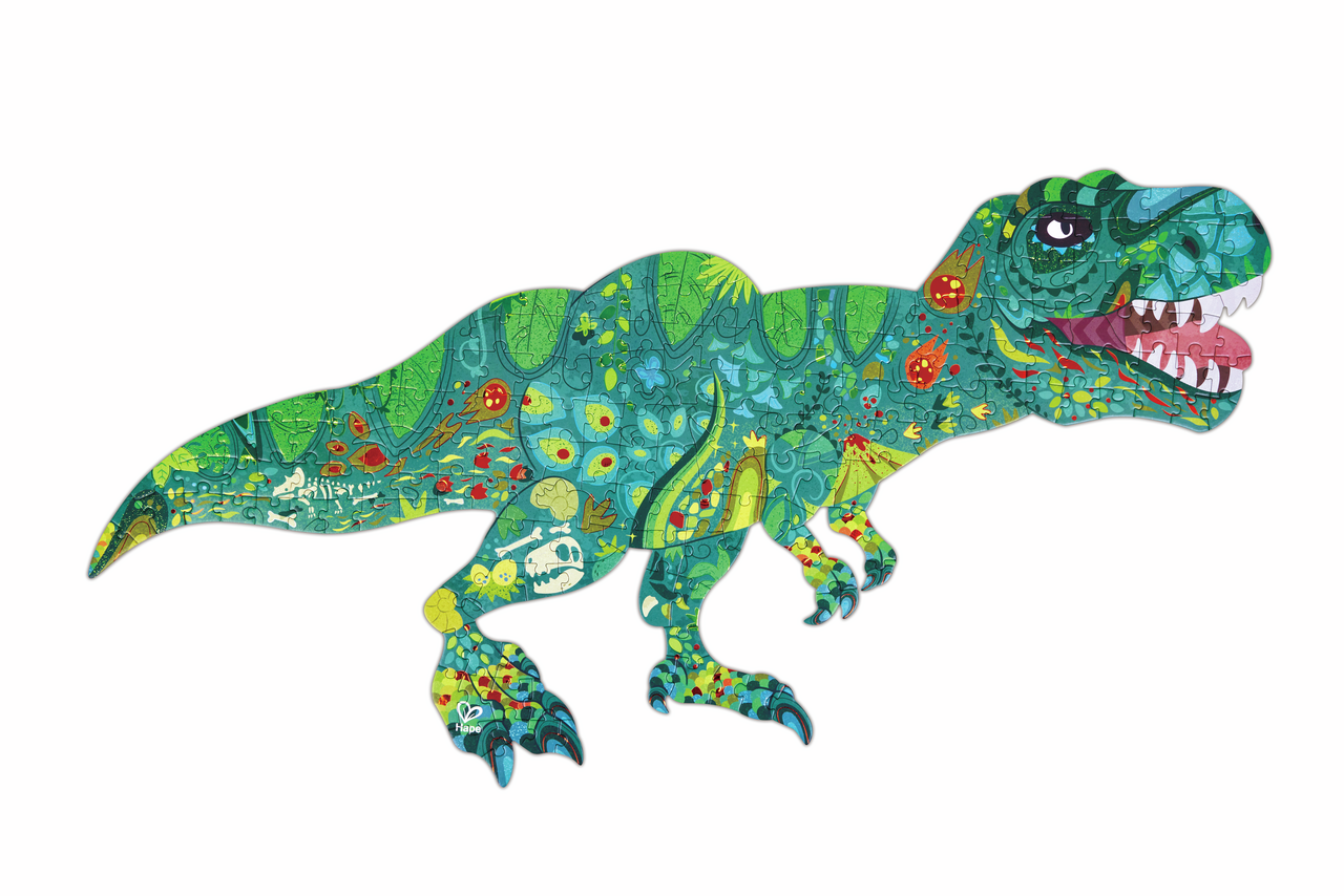 Puzzle géant dinosaures (200 pcs)