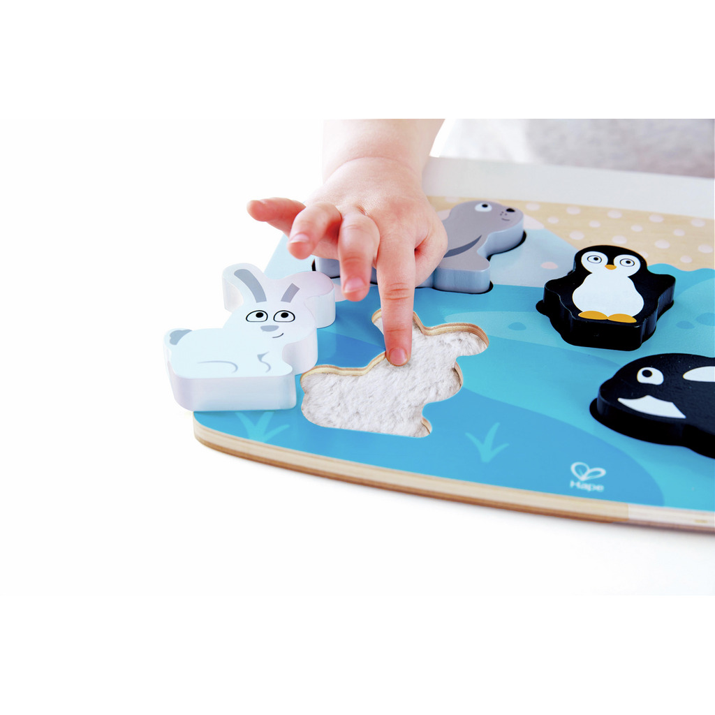 Puzzle tactile animaux polaires Puzzle tactile animaux polaires