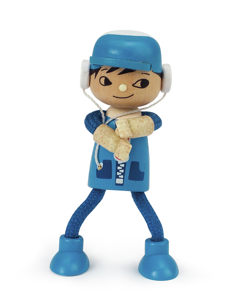 Poupée en bois fils Poupée en bois fils