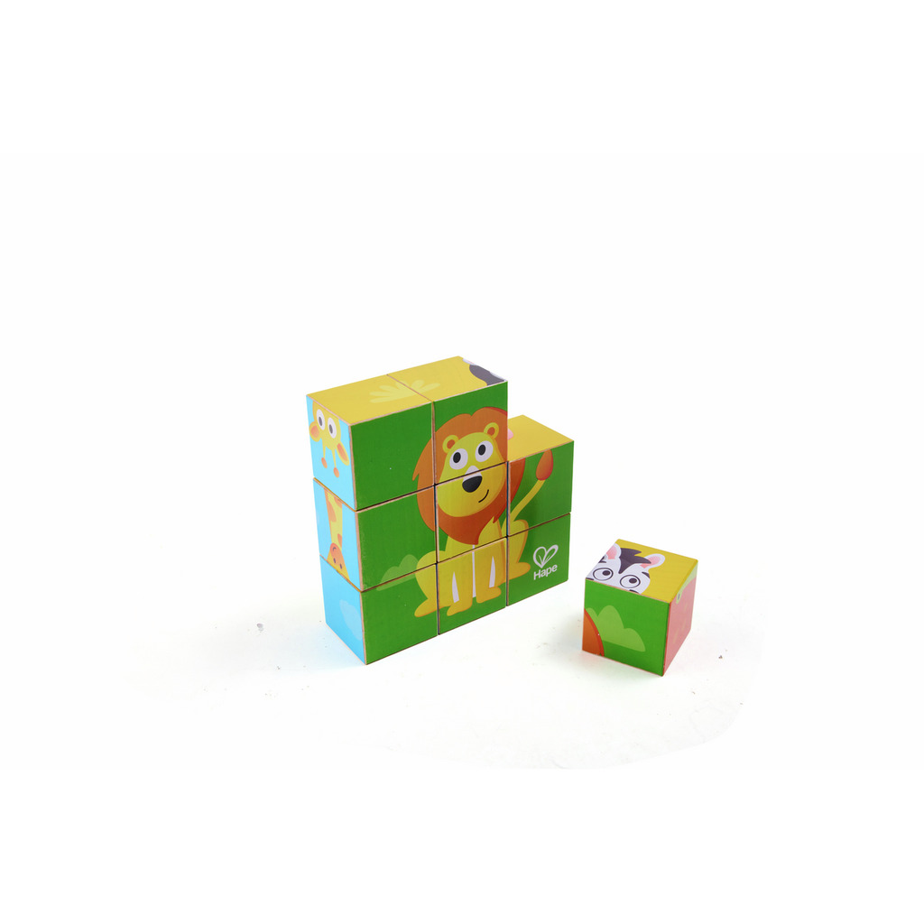 Puzzle cubes animaux de la jungle Puzzle cubes animaux de la jungle