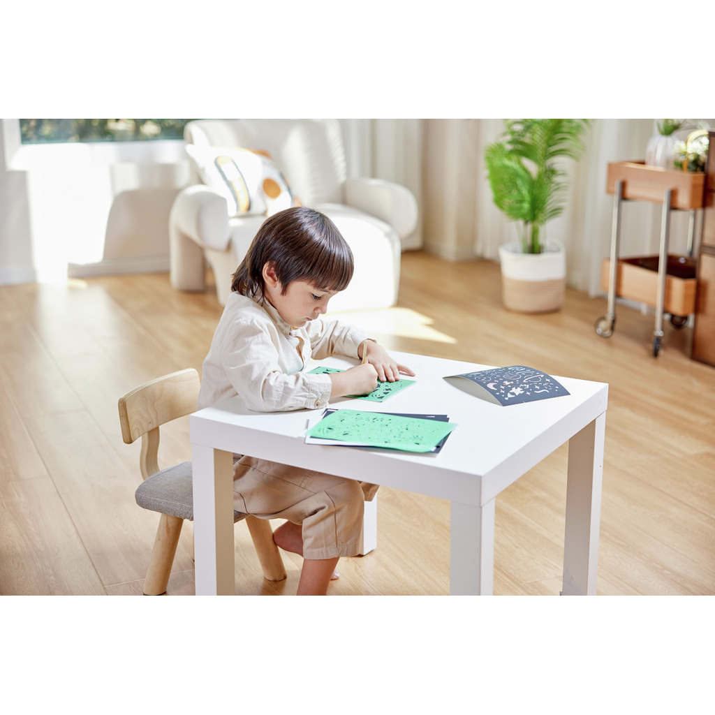 Coffret artistique tableaux à gratter Coffret artistique tableaux à gratter