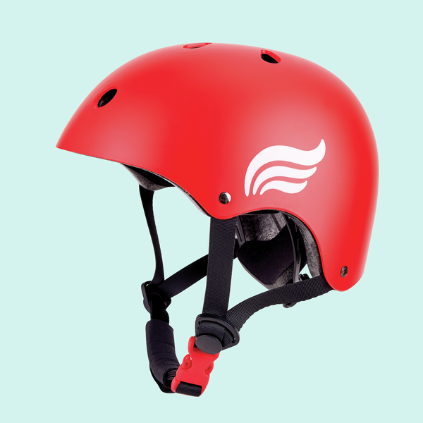 Casque de protection rouge