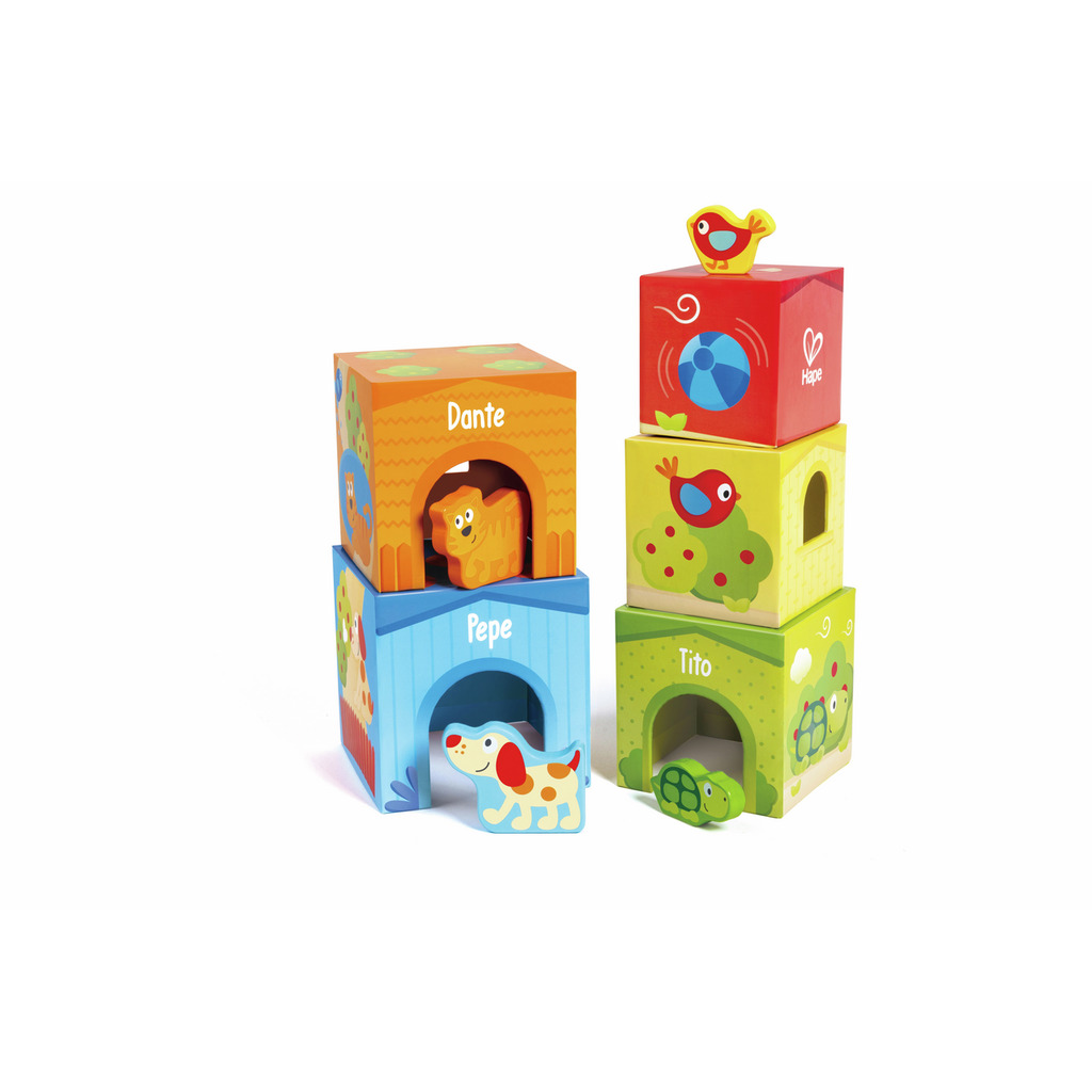 Cubes à empiler Puppy et ses amis
