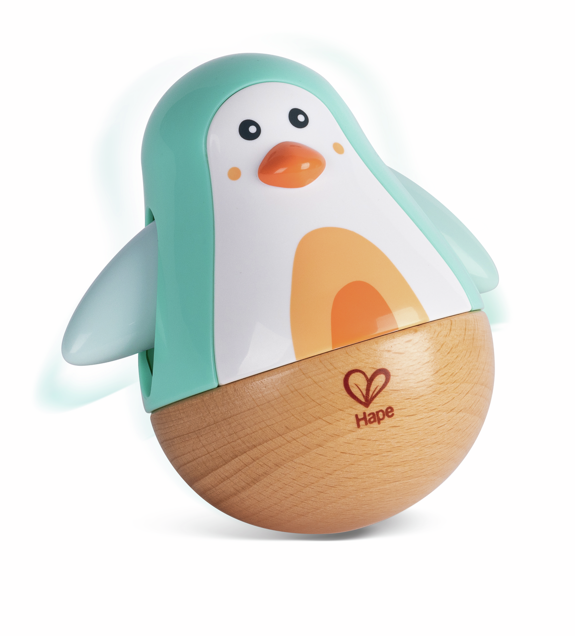 Pingouin culbuto turquoise Pingouin culbuto turquoise