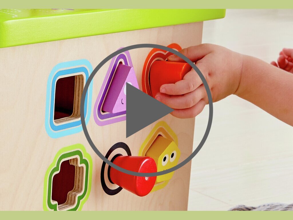 Cube d'activités en bois Cube d'activités en bois