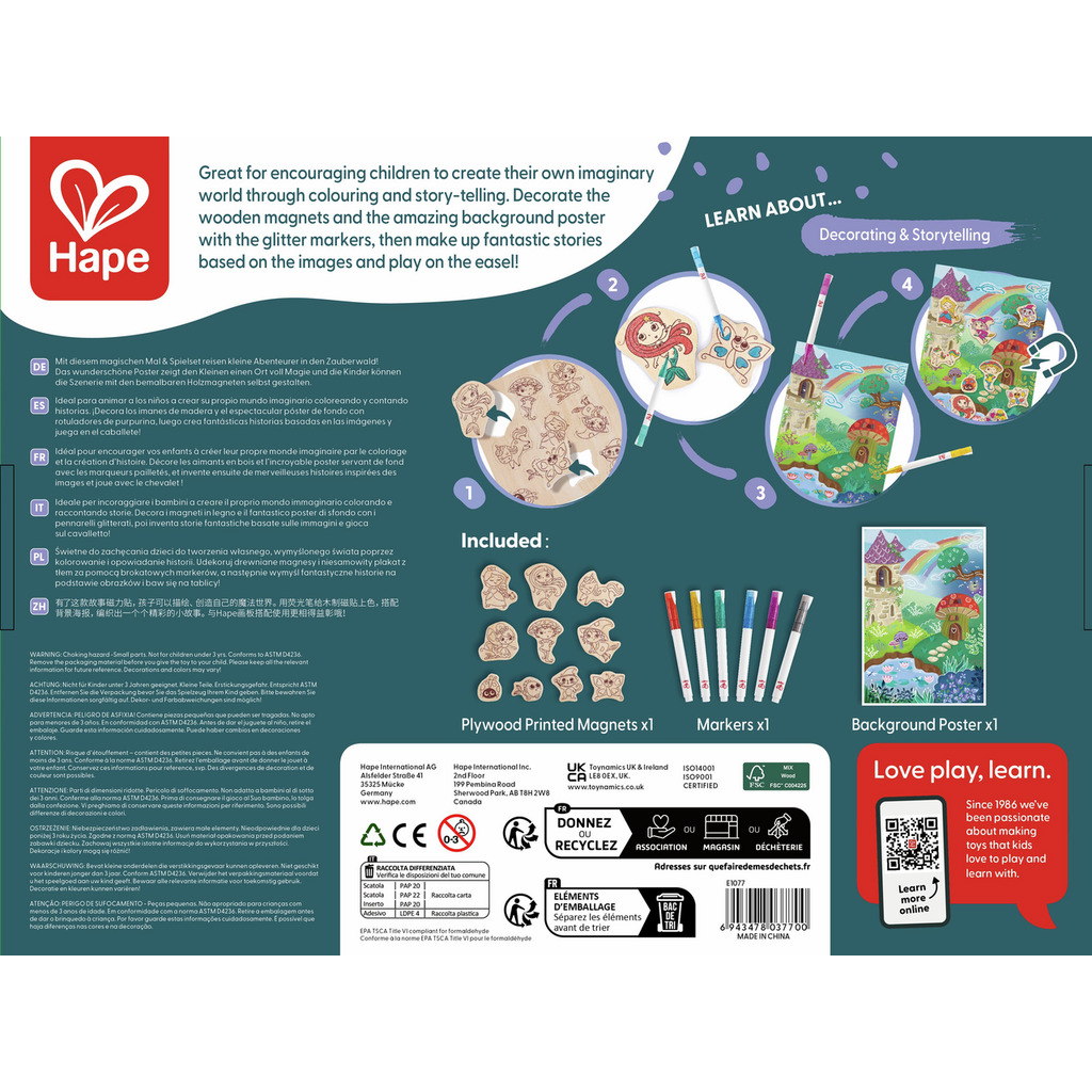 Aimants féeriques à colorier Aimants féeriques à colorier