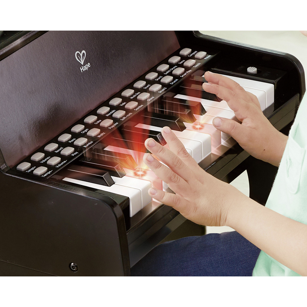 Piano droit avec apprentissage interactif noir Piano droit avec apprentissage interactif noir