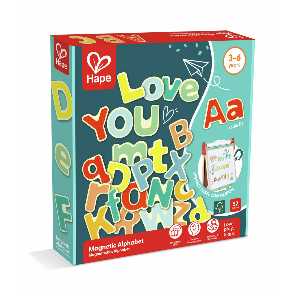 Mon alphabet aimanté - majuscules et minuscules Mon alphabet aimanté - majuscules et minuscules