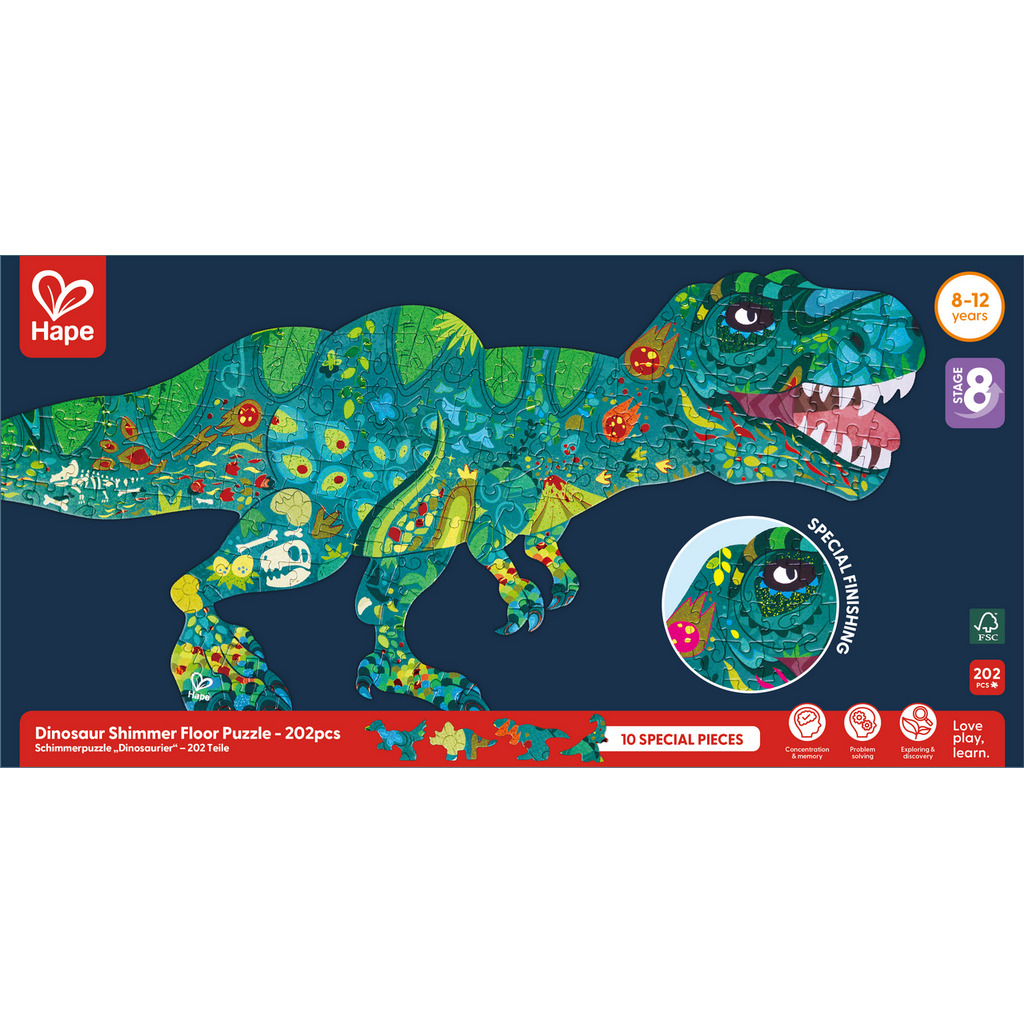 Puzzle géant dinosaures (200 pcs) Puzzle géant dinosaures (200 pcs)