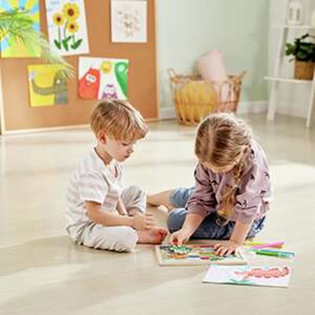 Puzzle dinosaures 2 en 1 Puzzle dinosaures 2 en 1