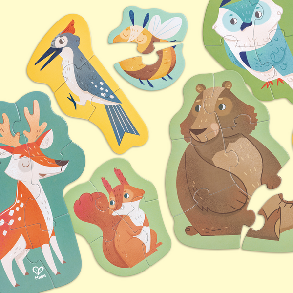 Puzzle - les animaux de la forêt Puzzle - les animaux de la forêt