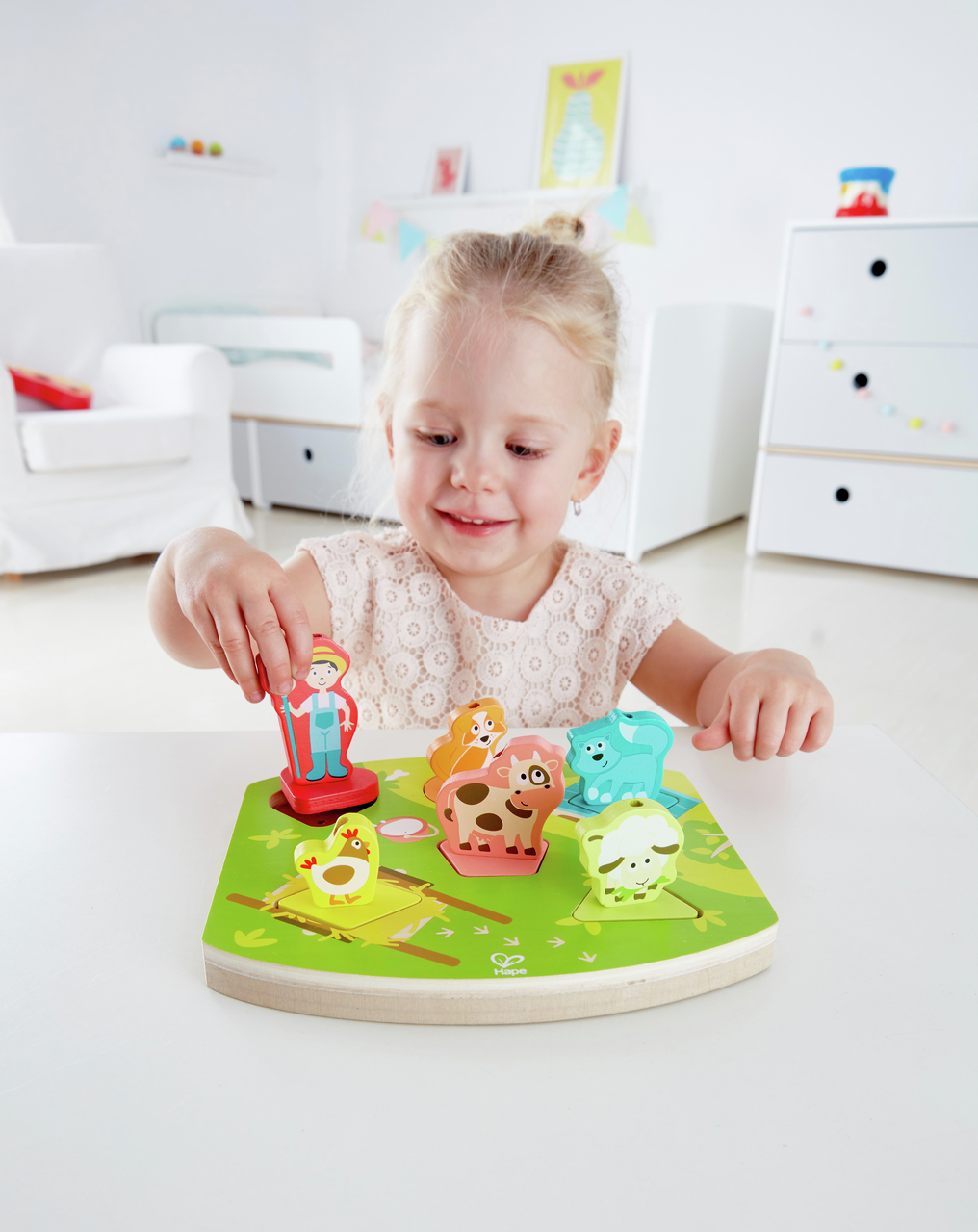 Puzzle avec animaux et bruits de la ferme Puzzle avec animaux et bruits de la ferme