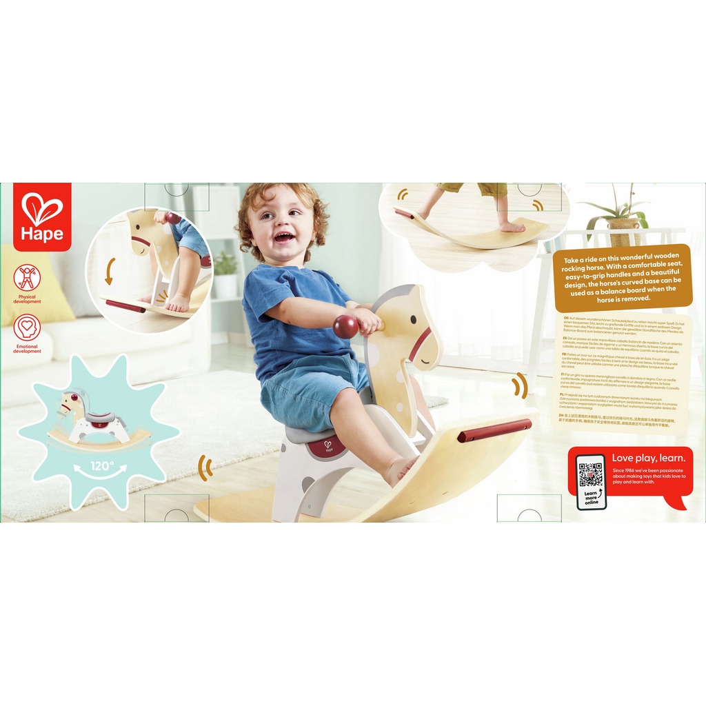 Cheval à bascule 2 en 1 Cheval à bascule 2 en 1