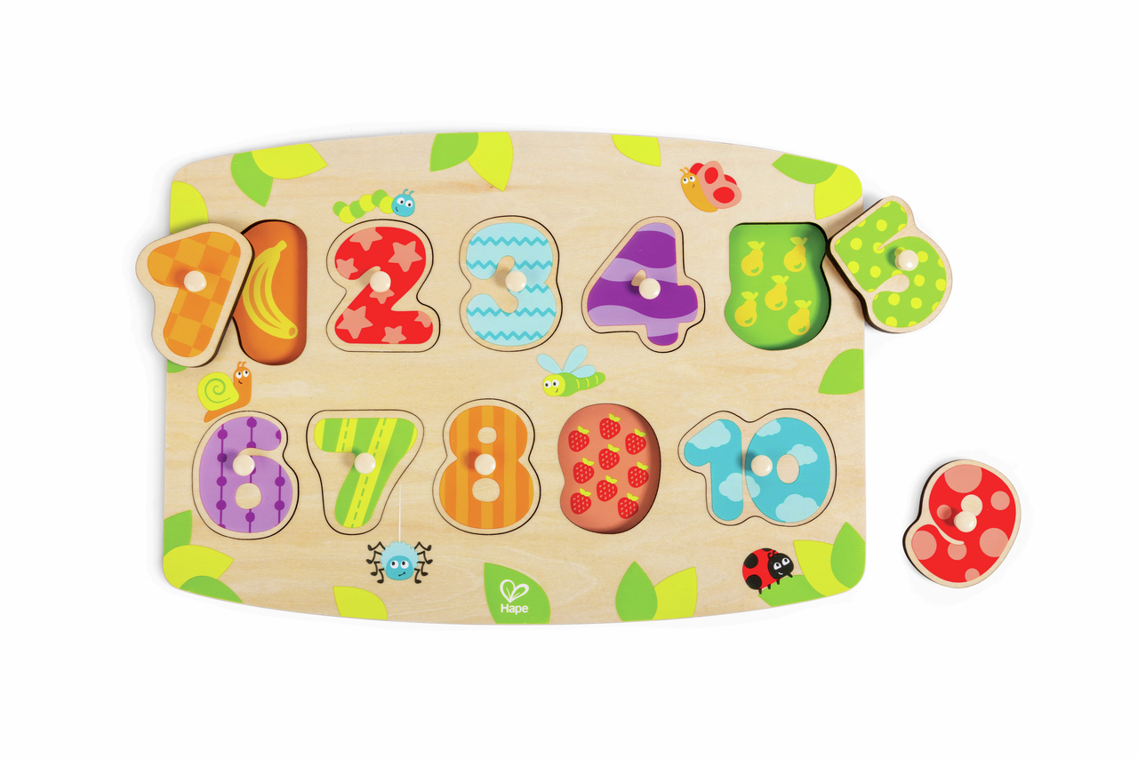 Puzzle à boutons chiffres