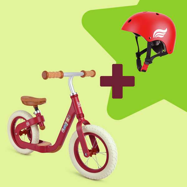 Set draisienne et casque - rouge